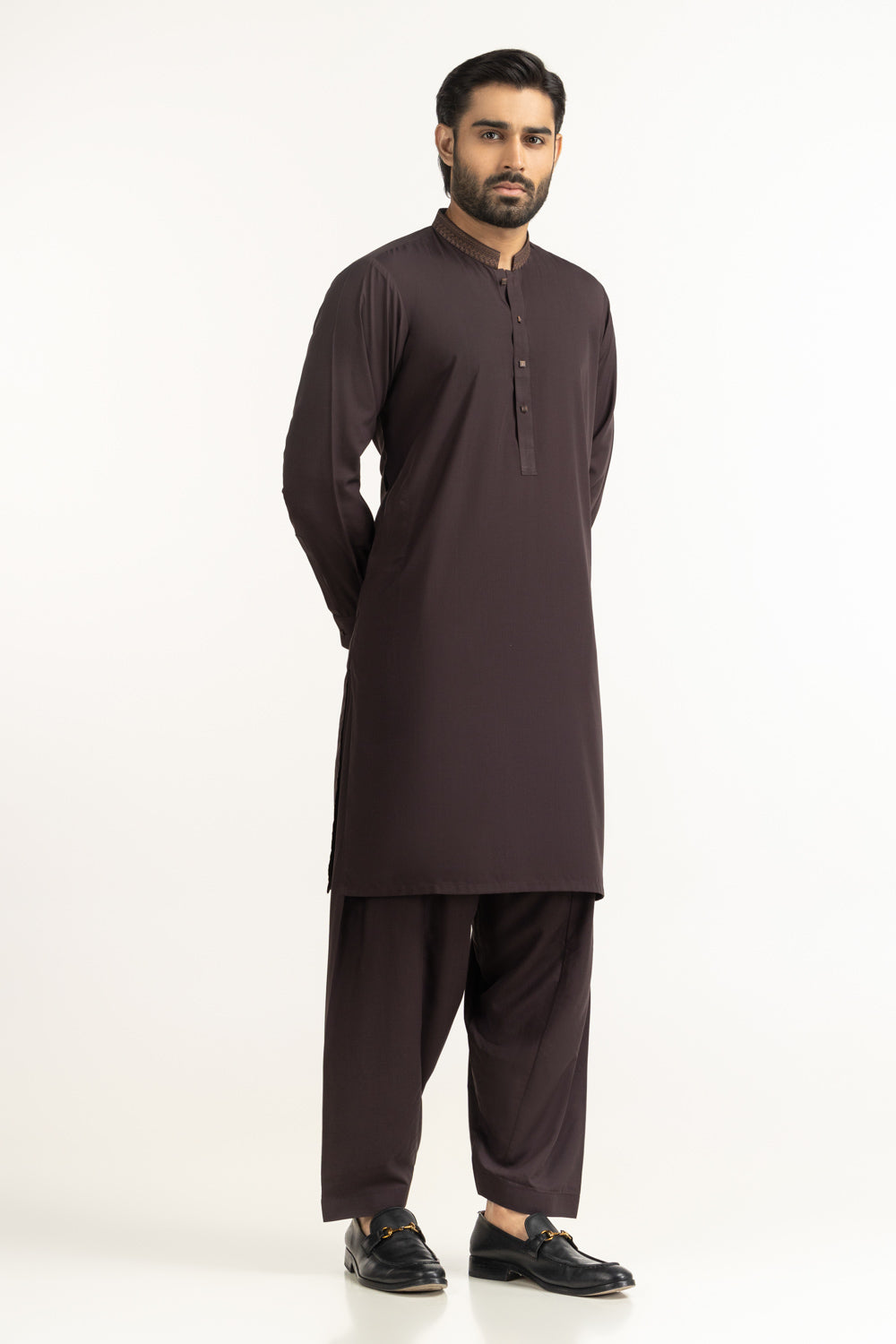 Regular Fit Embroidered Suits SK-EMB25-022