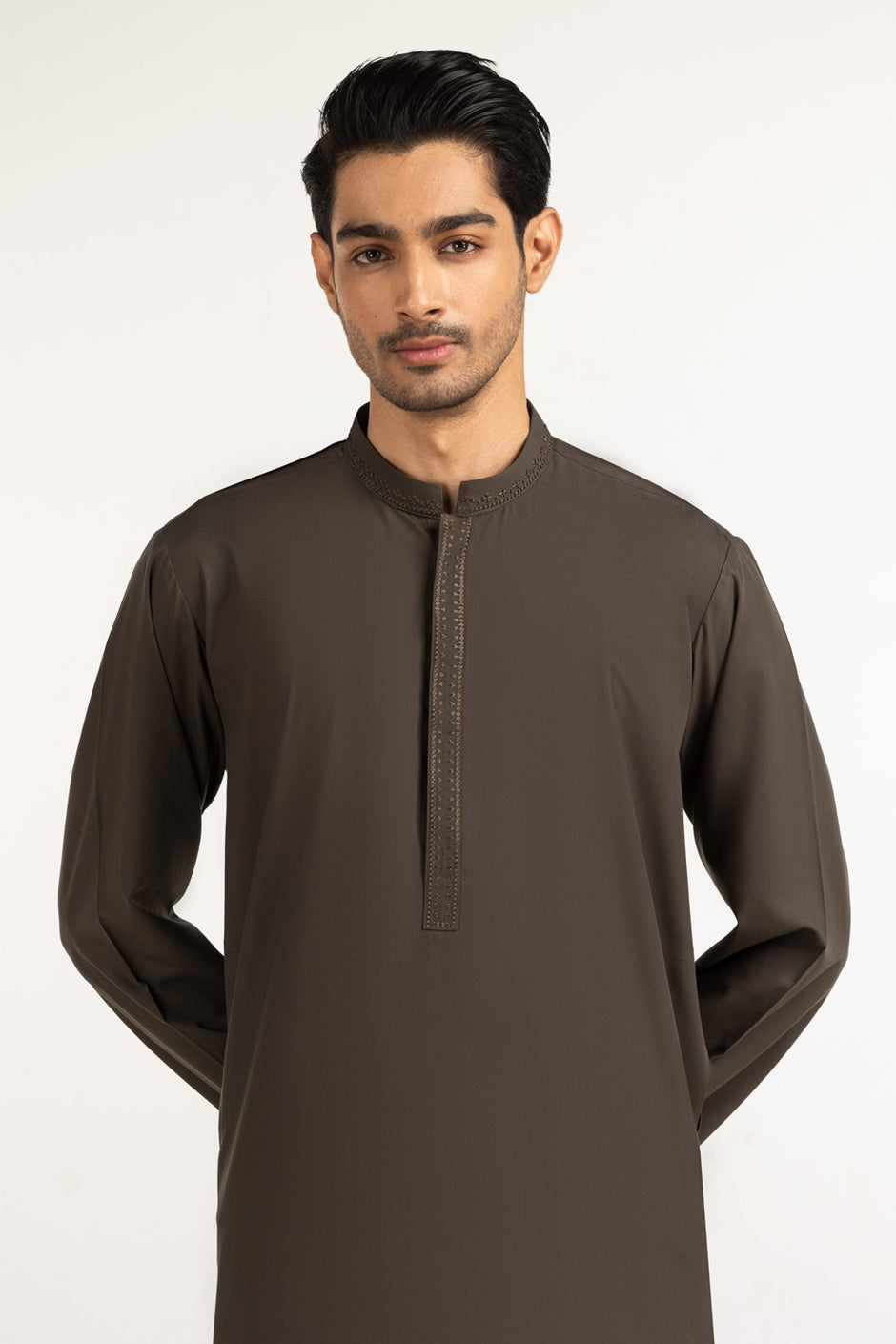Regular Fit Embroidered Suits