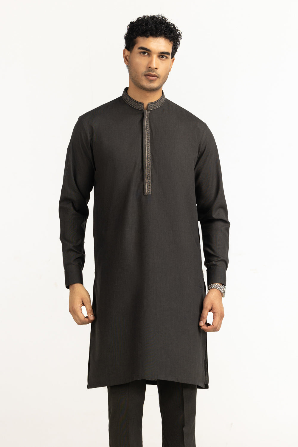 Regular Fit Embroidered Suits