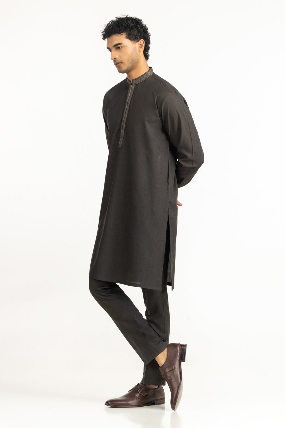 Regular Fit Embroidered Suits