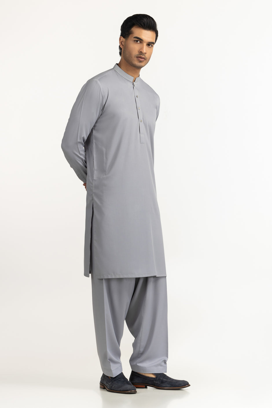 Regular Fit Embroidered Suits