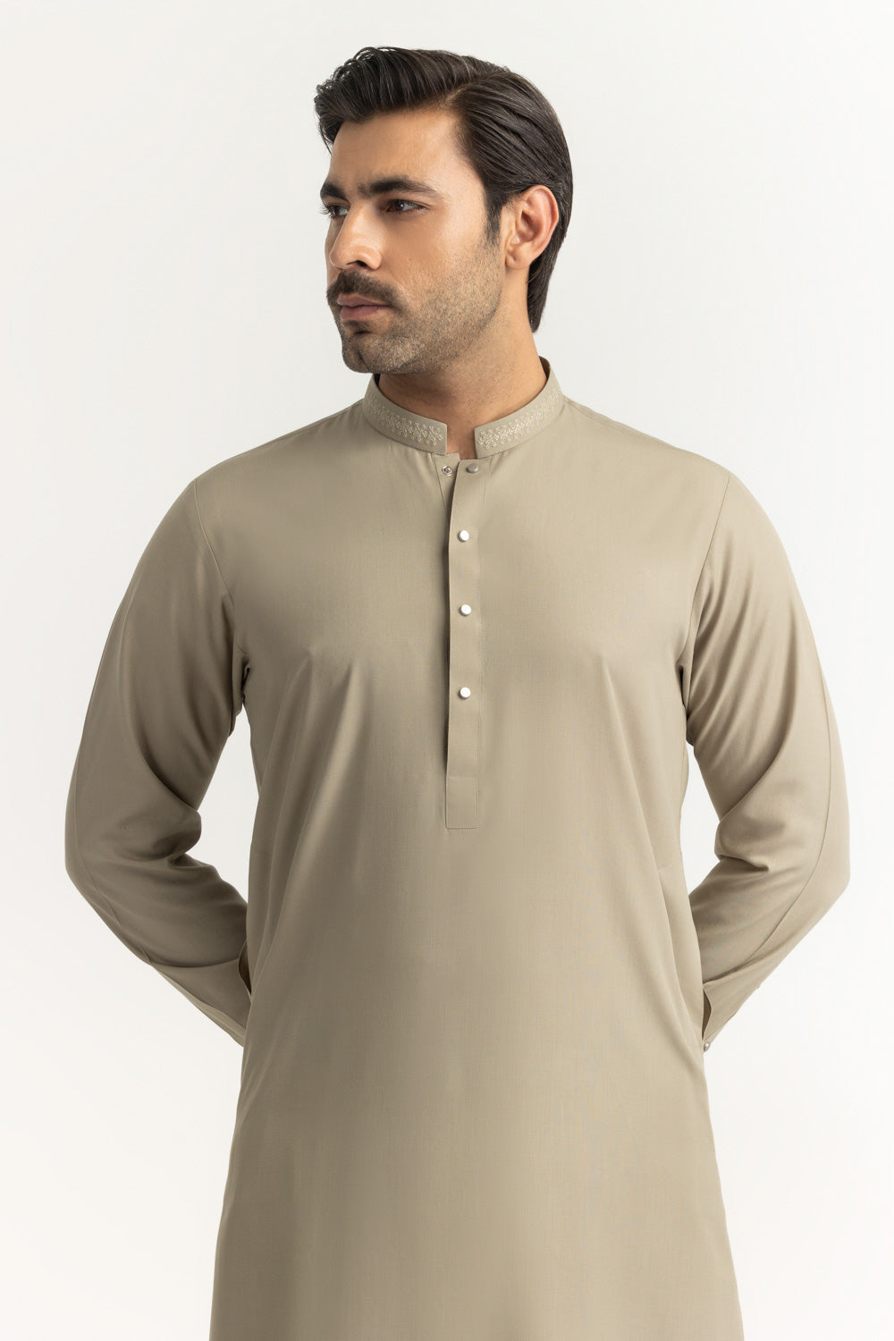 Regular Fit Embroidered Suits