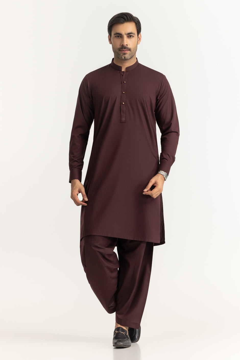 Regular Fit Embroidered Suits