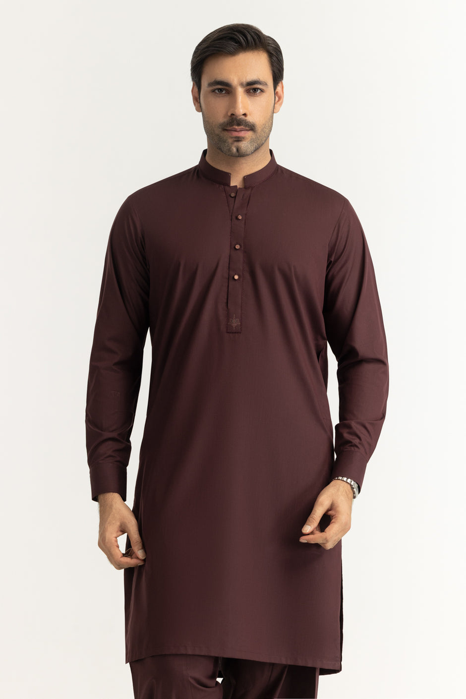 Regular Fit Embroidered Suits