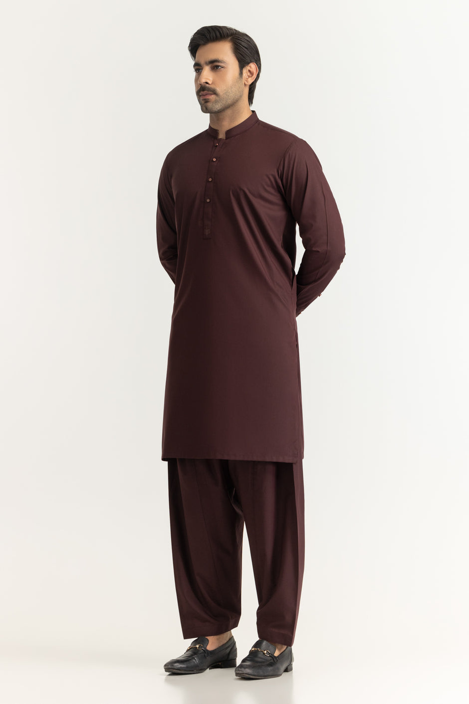 Regular Fit Embroidered Suits