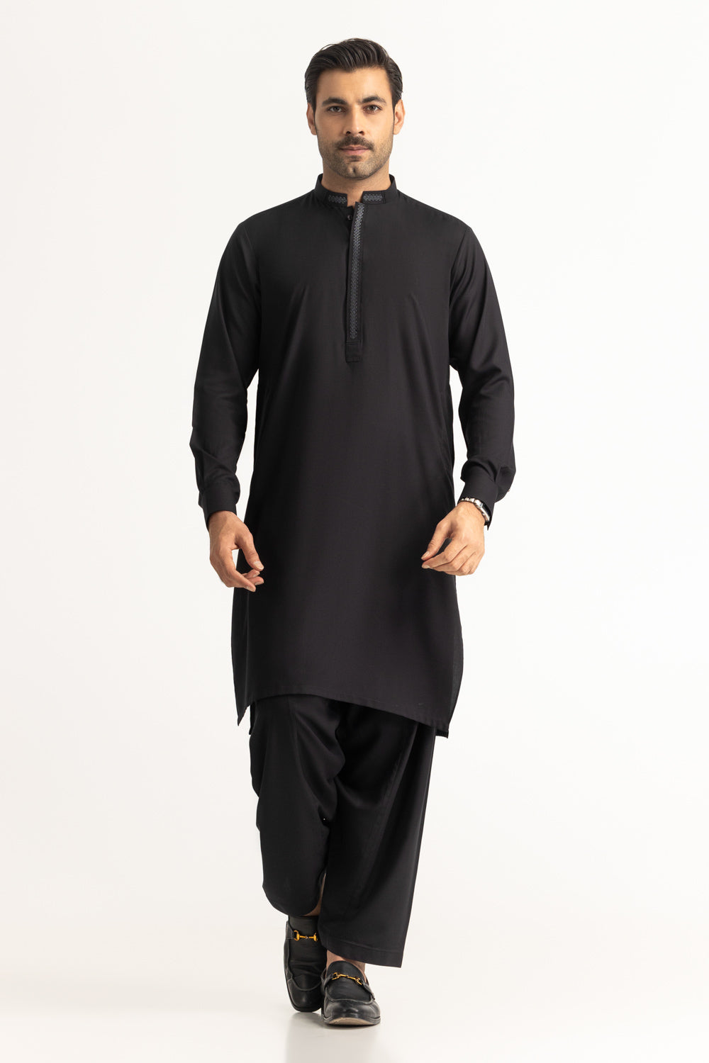 Regular Fit Embroidered Suits