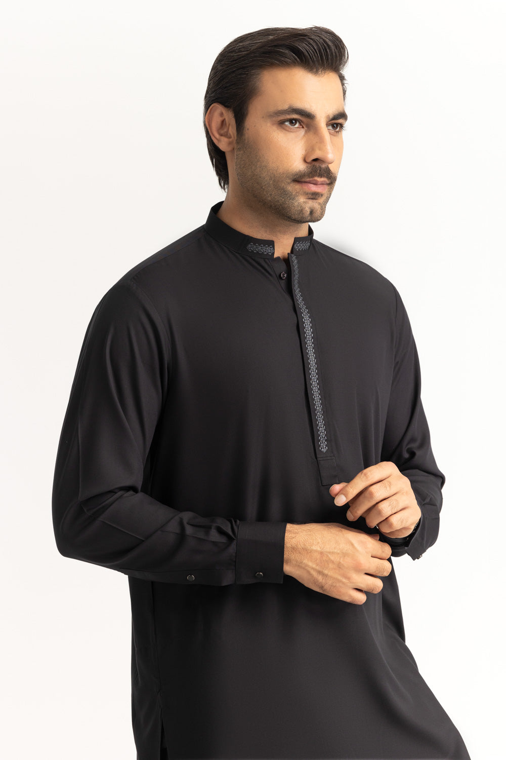 Regular Fit Embroidered Suits