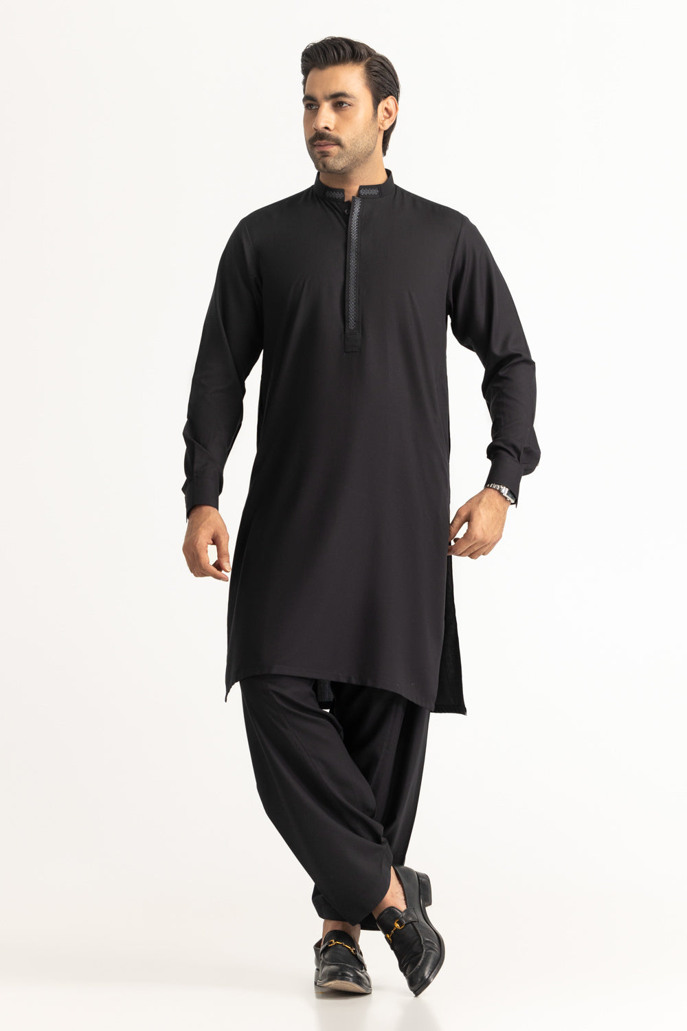 Regular Fit Embroidered Suits