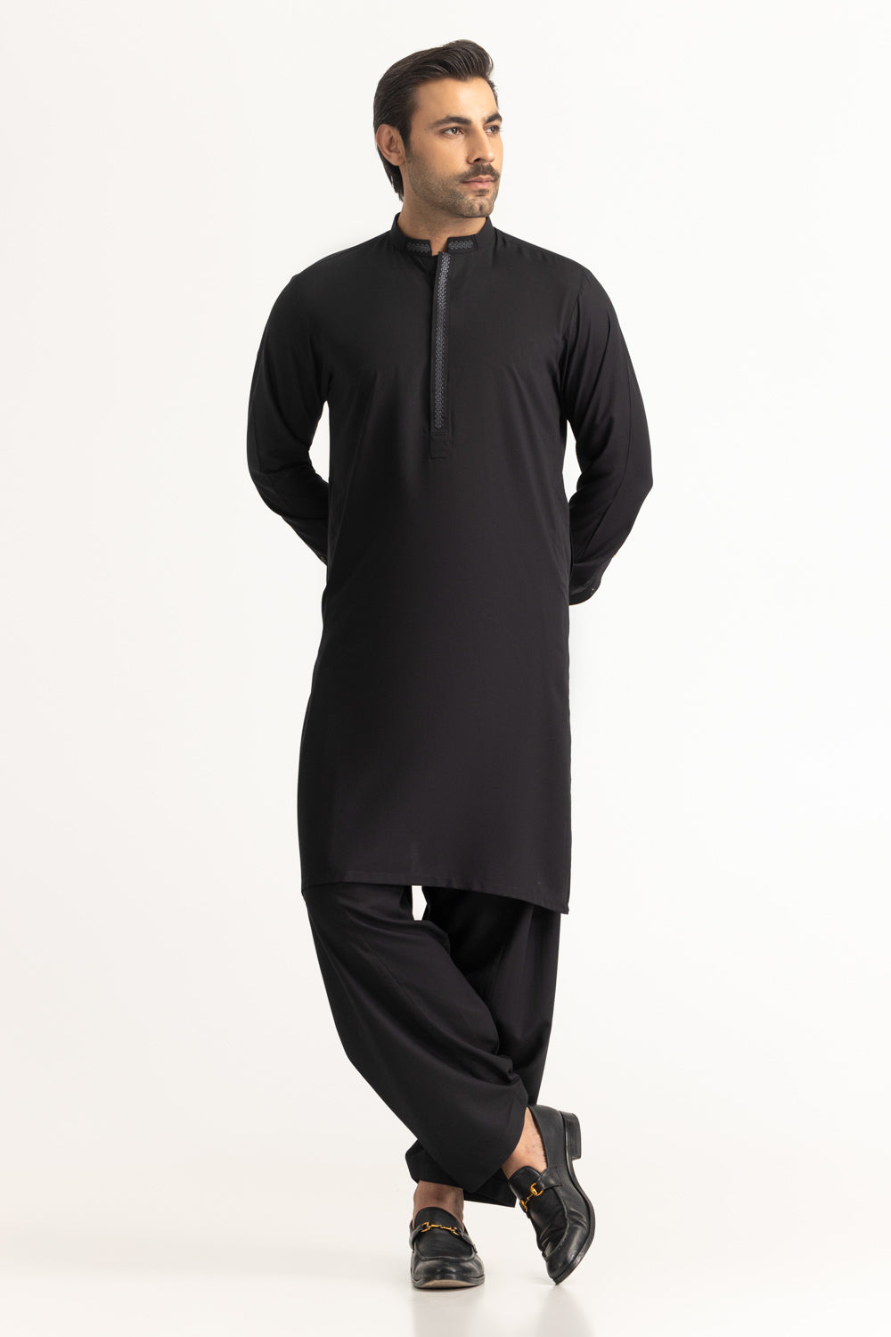 Regular Fit Embroidered Suits