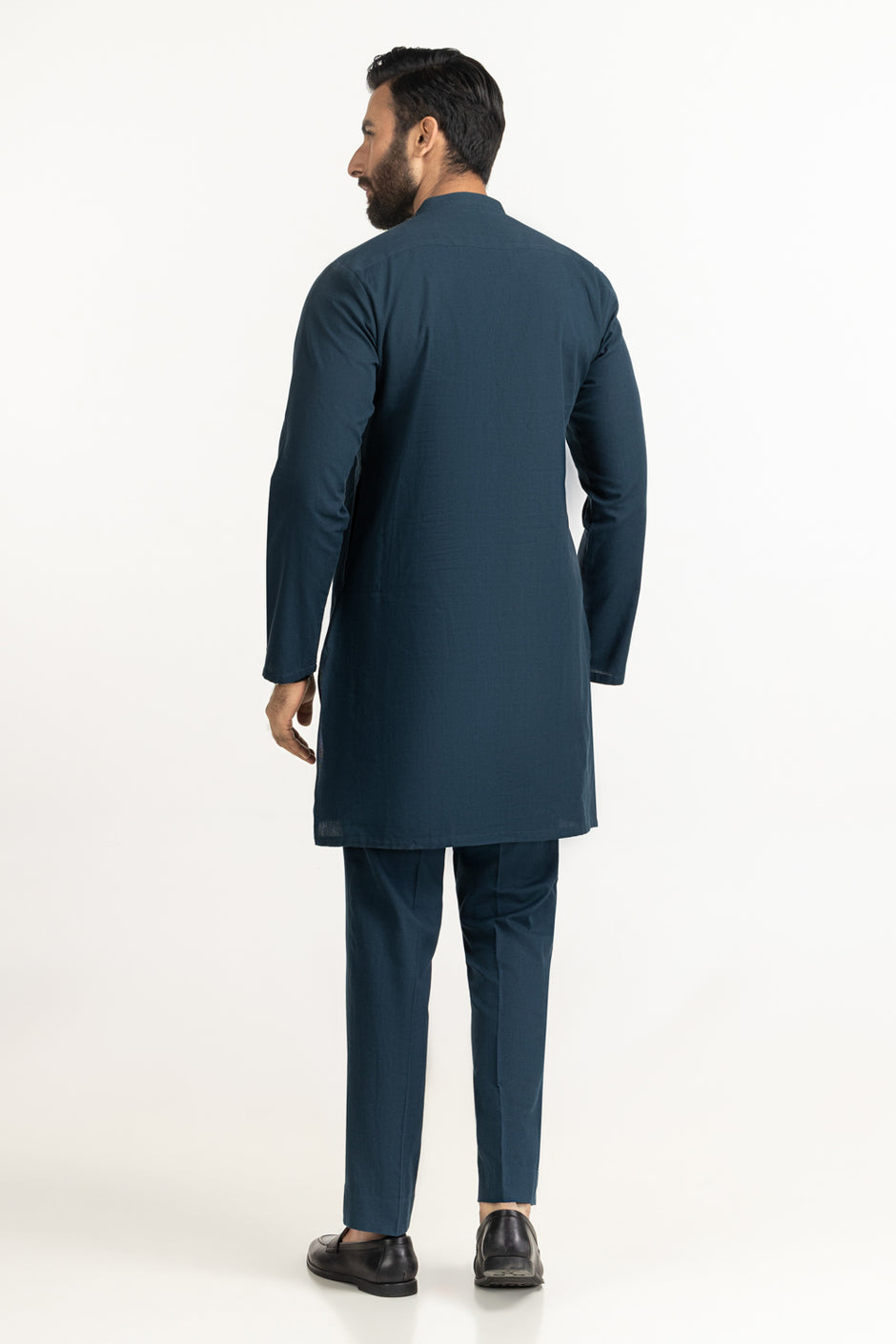 Short Length Kameez with Slim Straight Trouser Suit