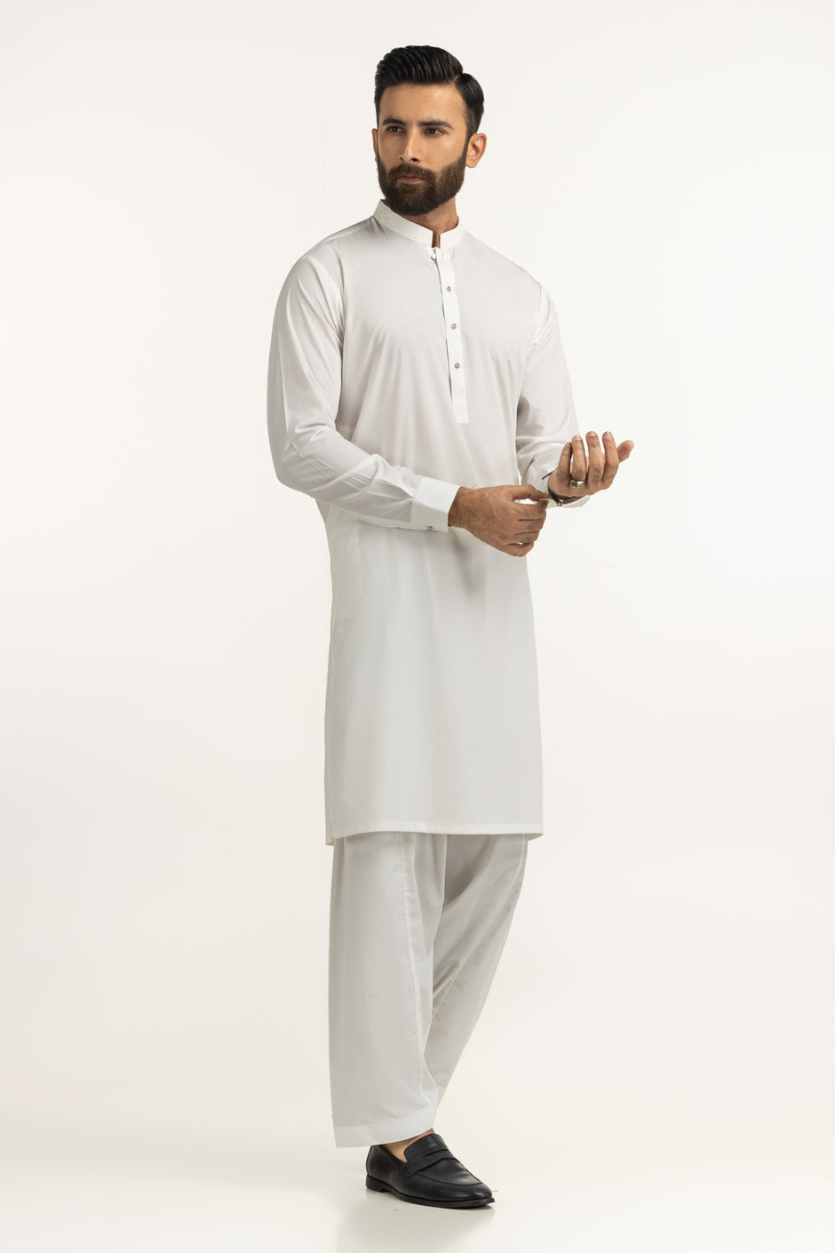 Regular Fit Embroidered Suits