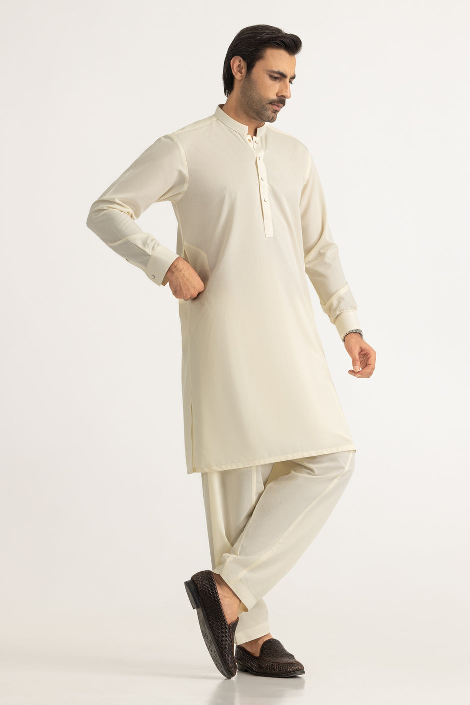 Regular Fit Embroidered Suits