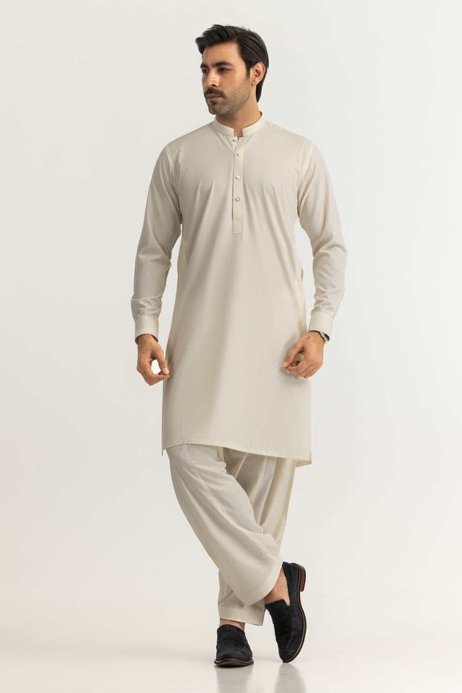 Regular Fit Embroidered Suits