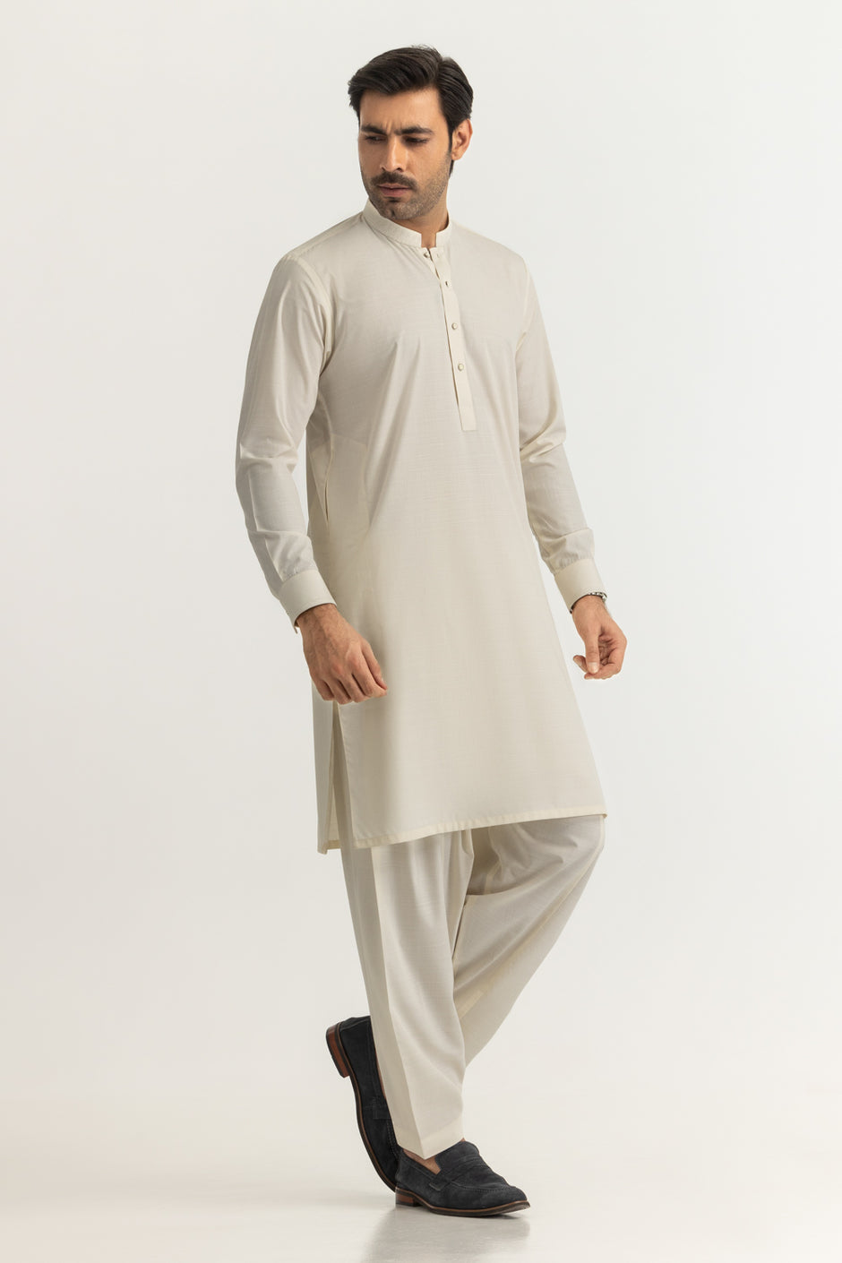 Regular Fit Embroidered Suits