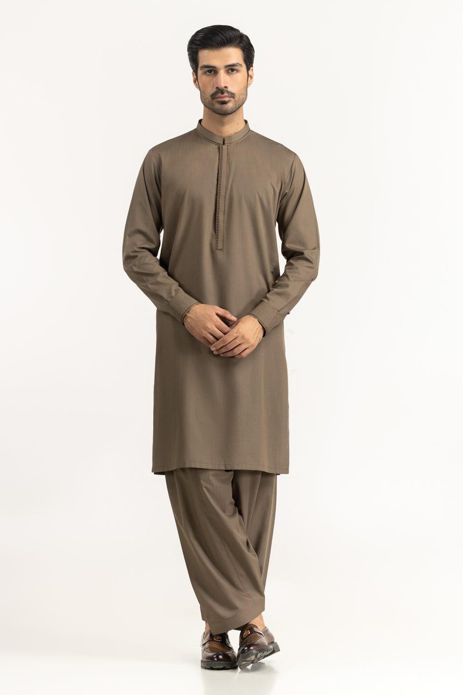 Regular Fit Embroidered Suits