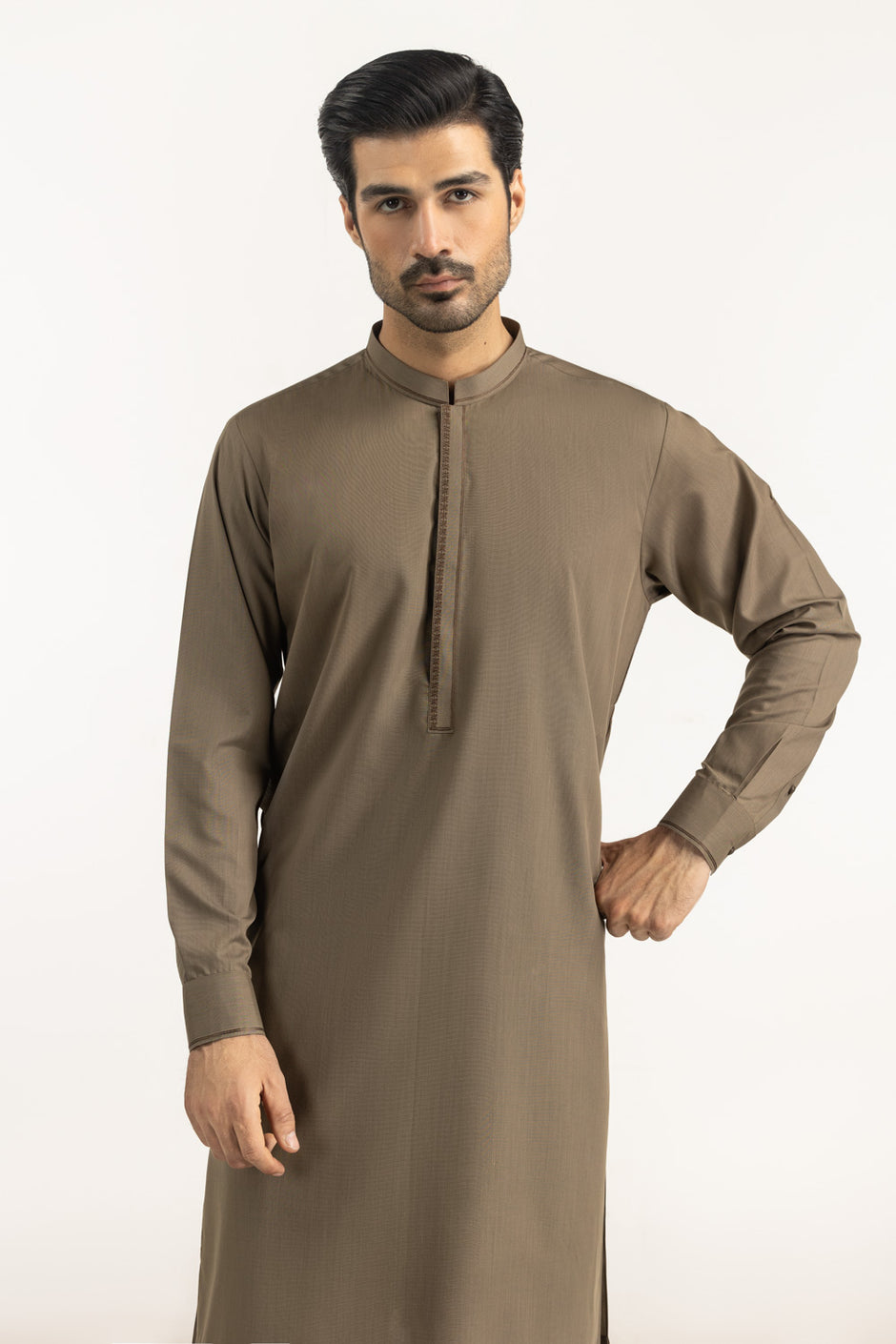 Regular Fit Embroidered Suits