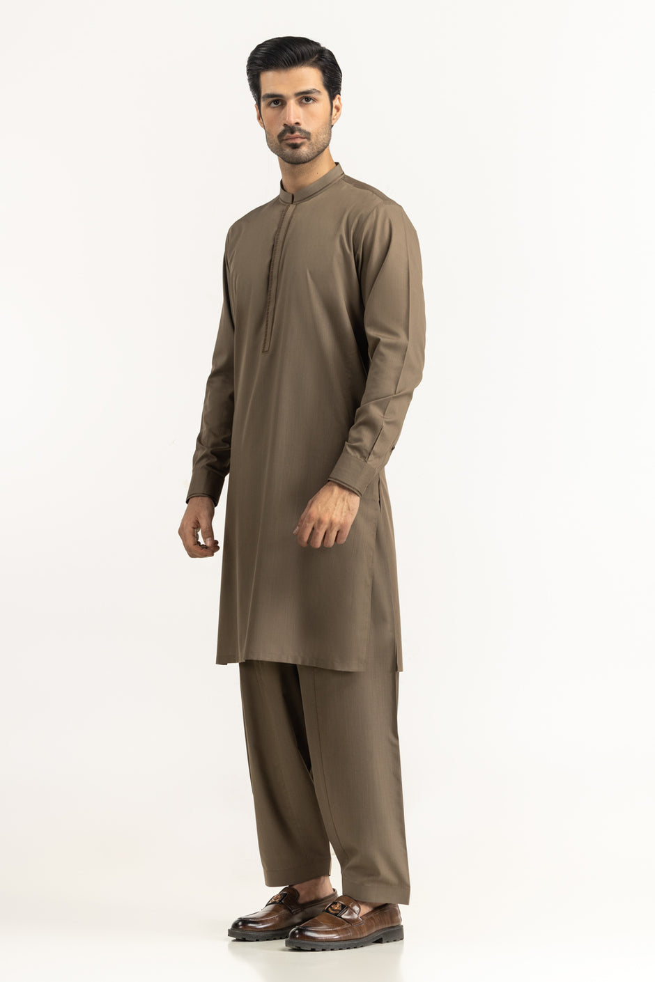 Regular Fit Embroidered Suits