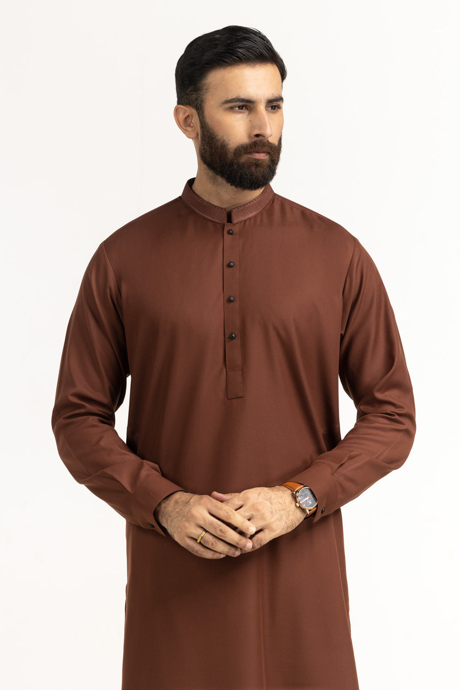 Regular Fit Embroidered Suits