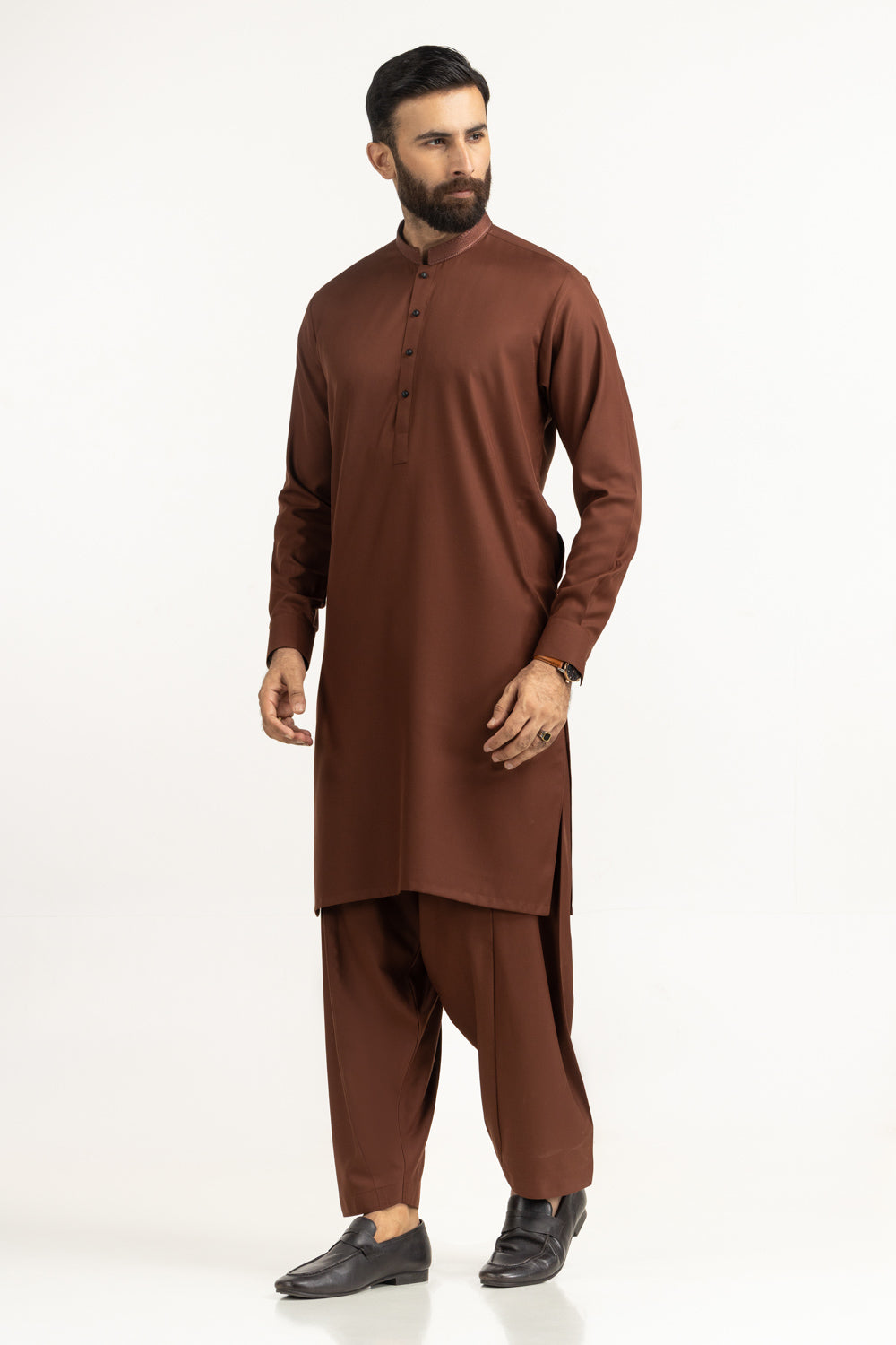 Regular Fit Embroidered Suits SK-EMB25-042