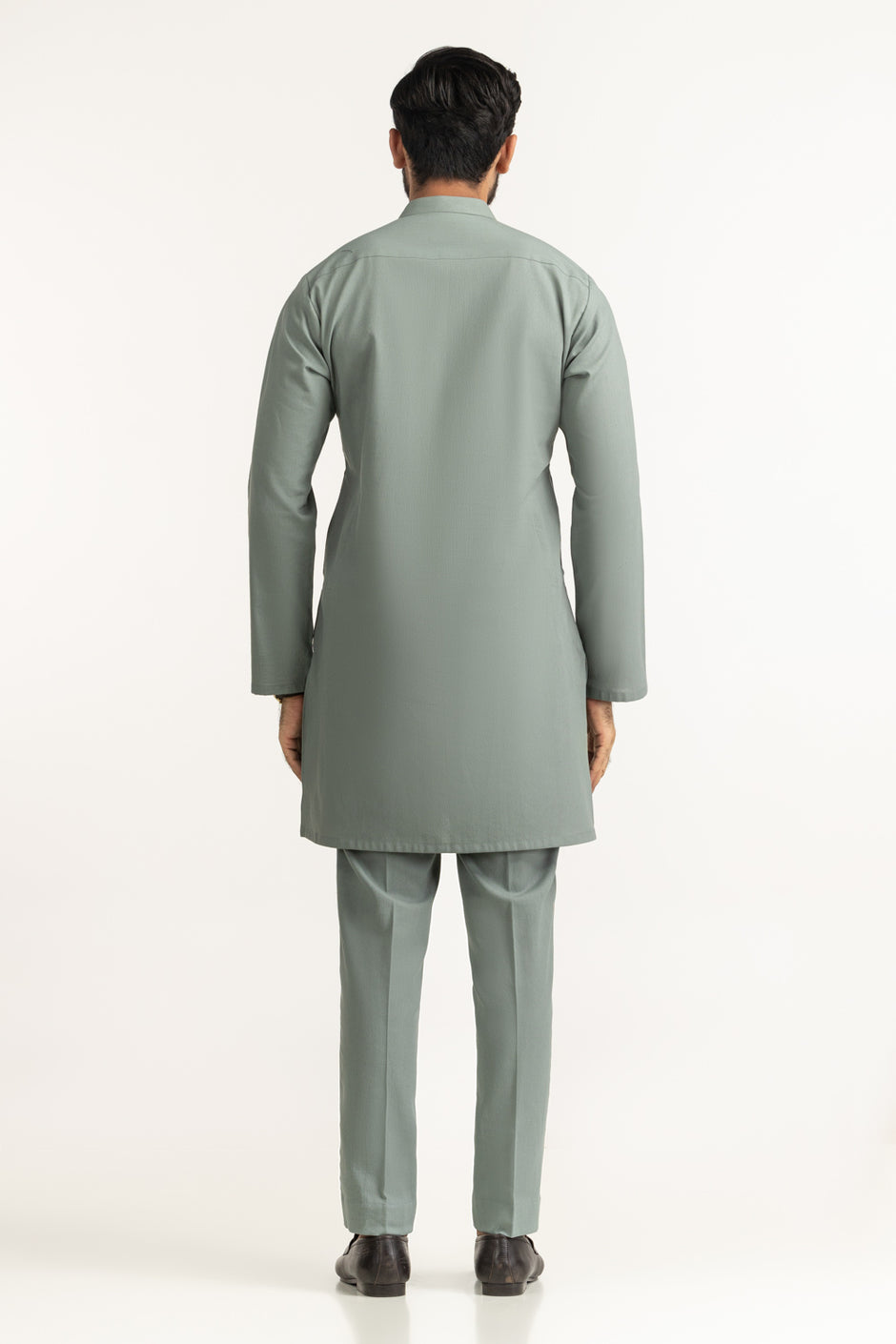 Short Length Kameez with Slim Straight Trouser Suit