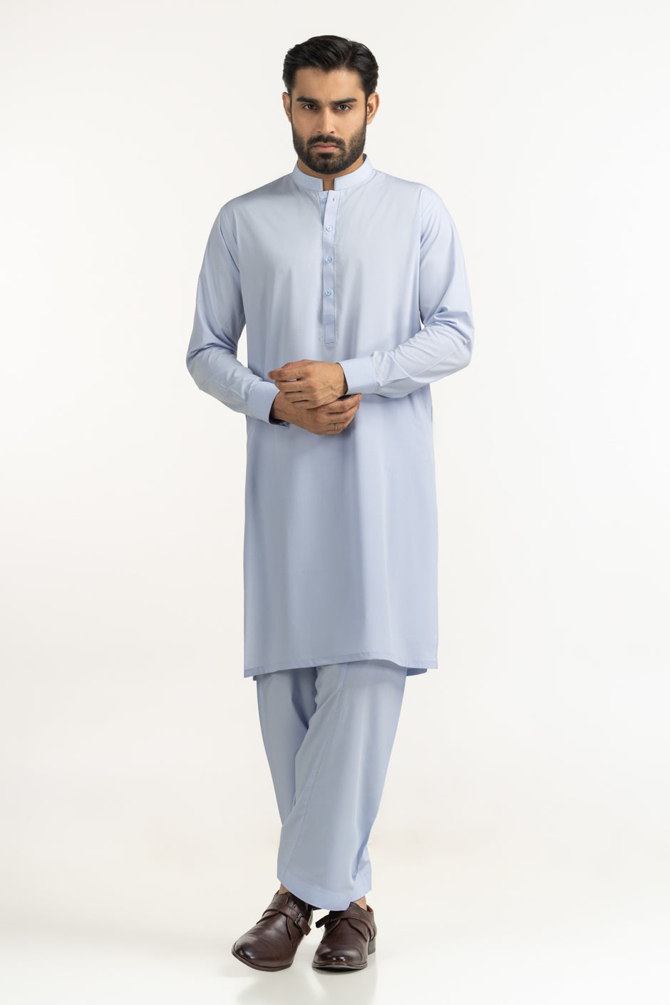 Regular Fit Embroidered Suits