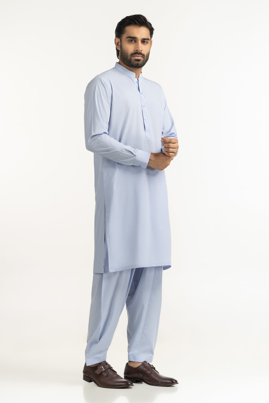 Regular Fit Embroidered Suits
