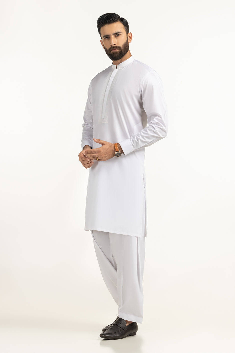 Regular Fit Embroidered Suits