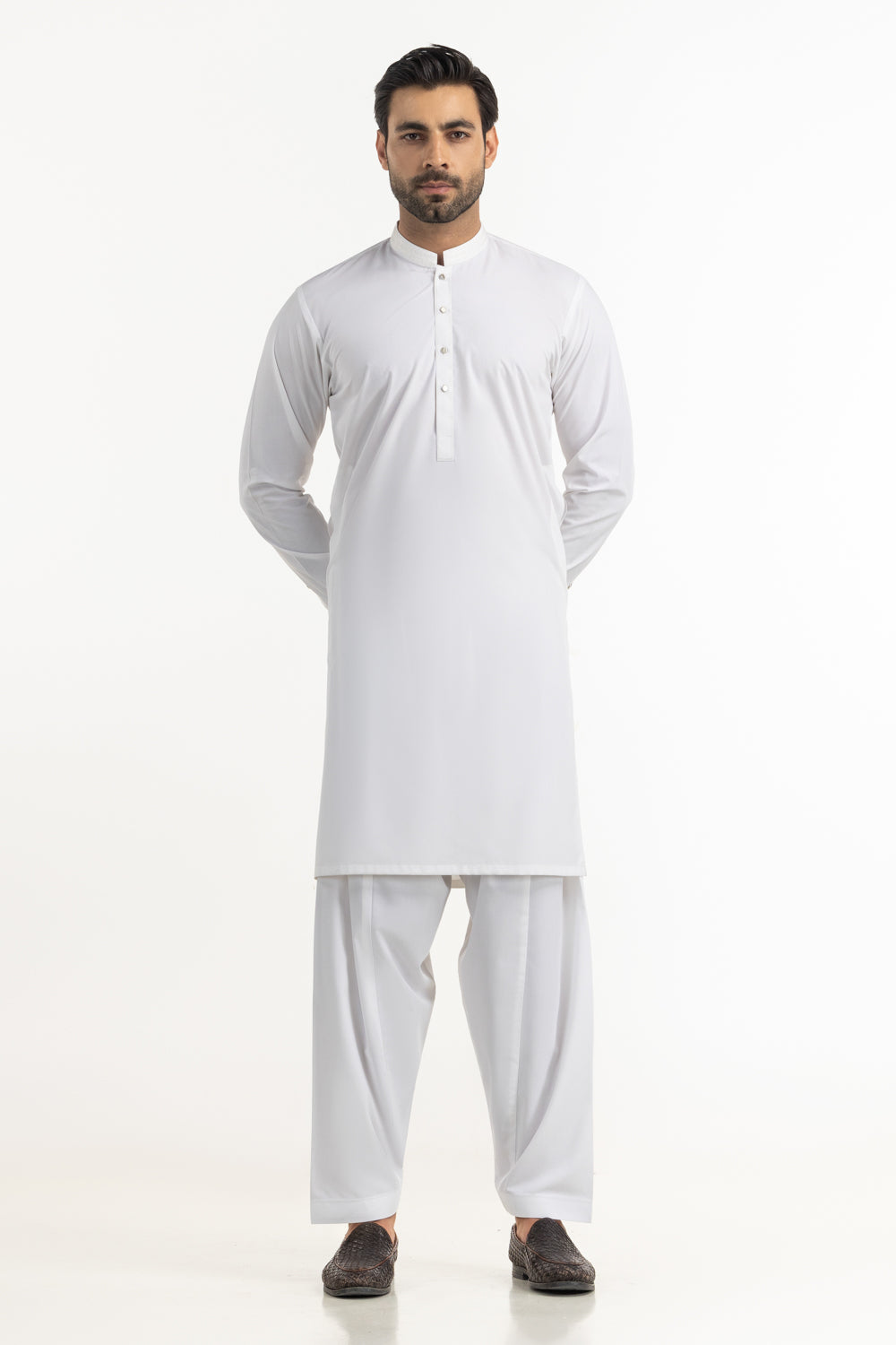 Regular Fit Embroidered Suits