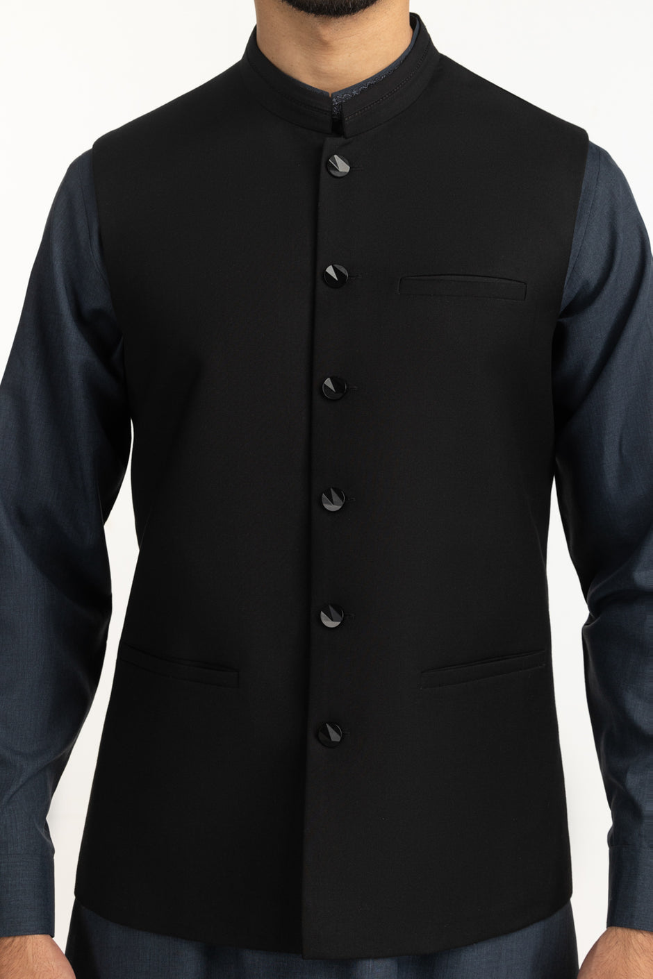 Regular Fit Styling Waist Coat WC-STY25-003