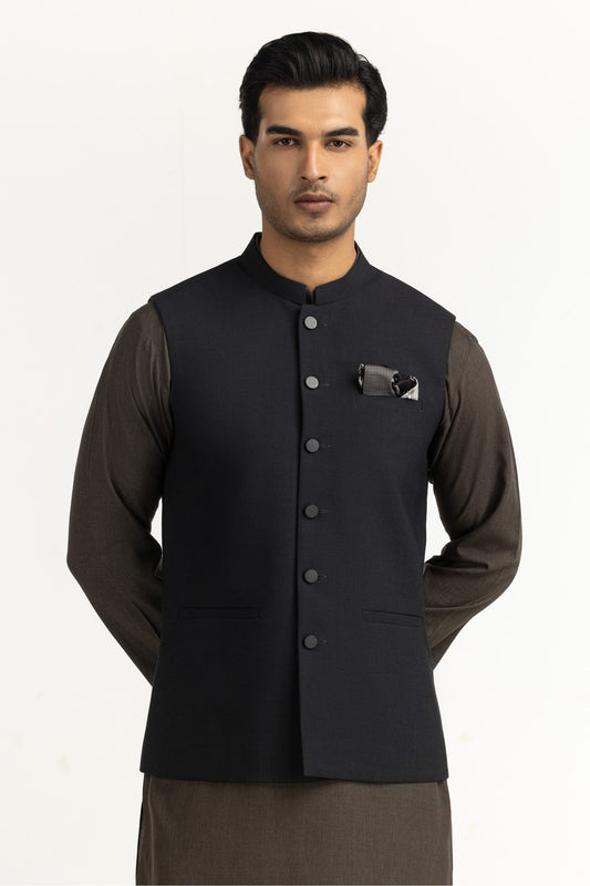 Regular Fit Basic Waistcoat WC-STY25-037