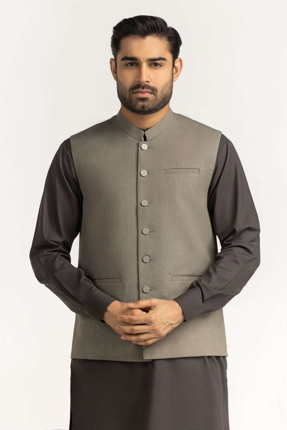 Regular Fit Styling Waist Coat WC-STY25-012