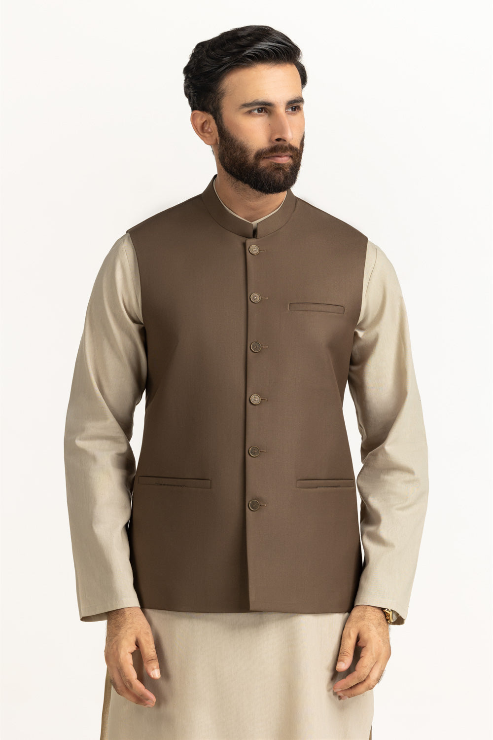 Regular Fit Styling Waist Coat WC-STY25-005