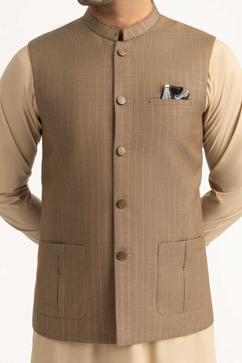 Regular Fit Styling Waist Coat