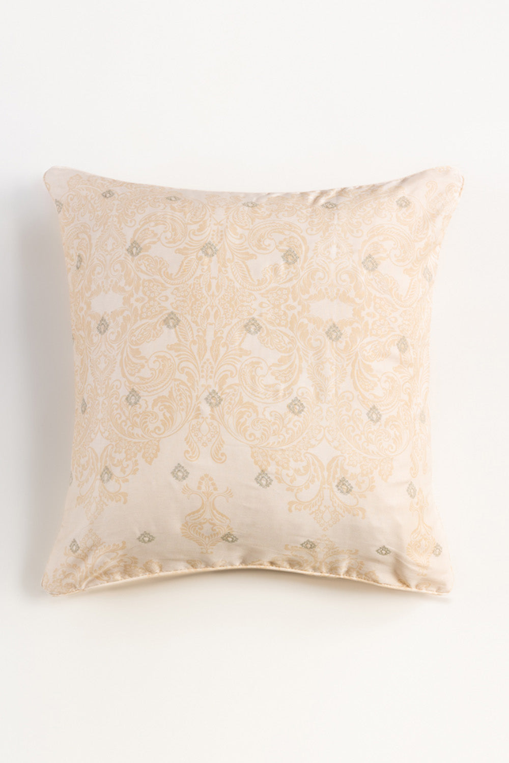 Misty Green Embroidered Euro Sham Cushion Cover