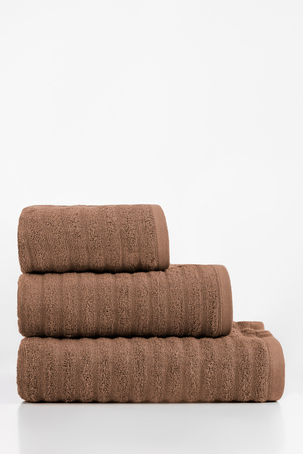 Mocha Brown Combed Plain Towel