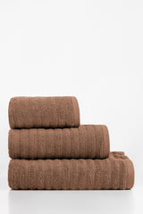Mocha Brown Combed Plain Towel