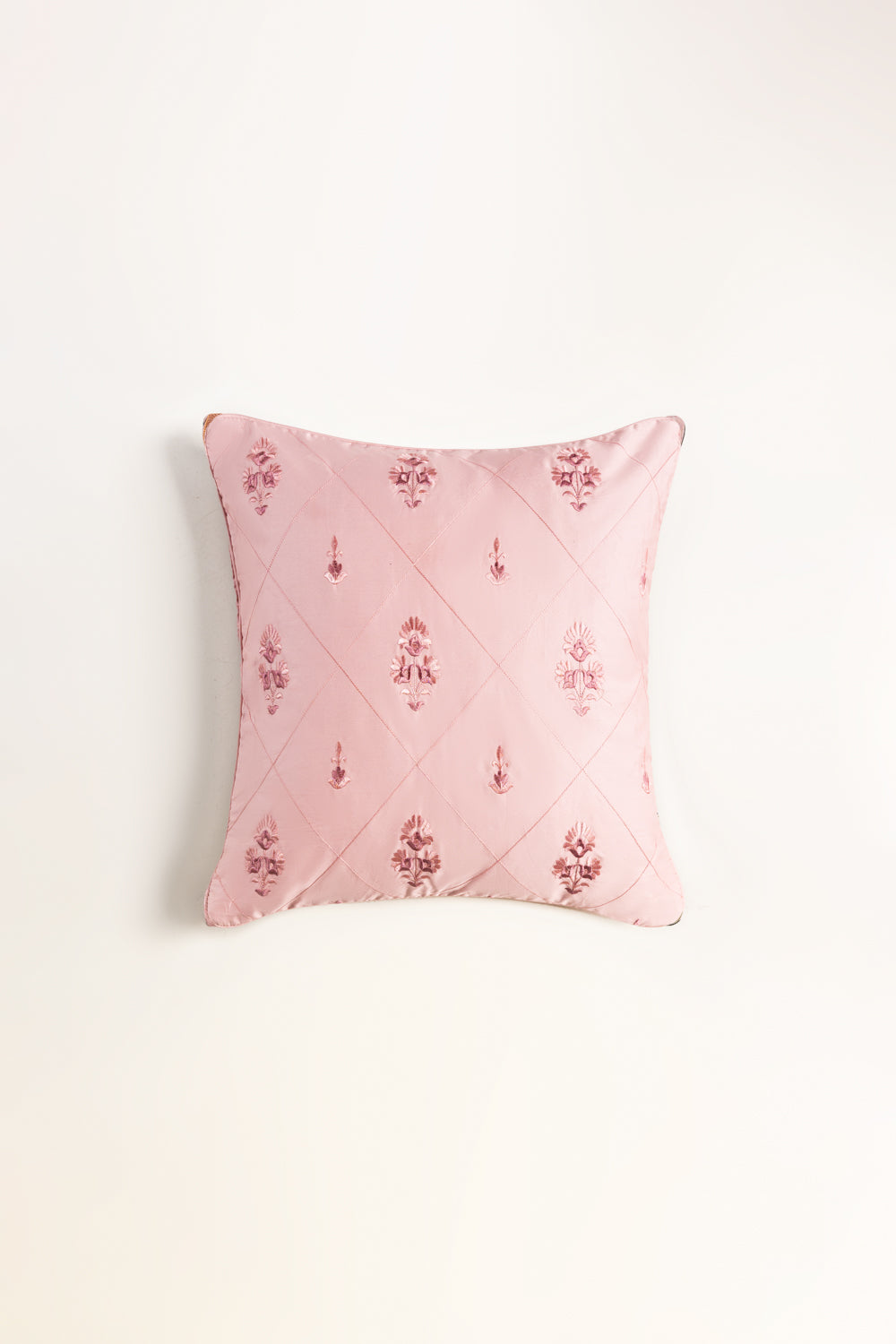 Morganite T-400 Embroidered Square Cushion Cover