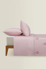 Morganite T-400 Embroidered Quilt Cover Set