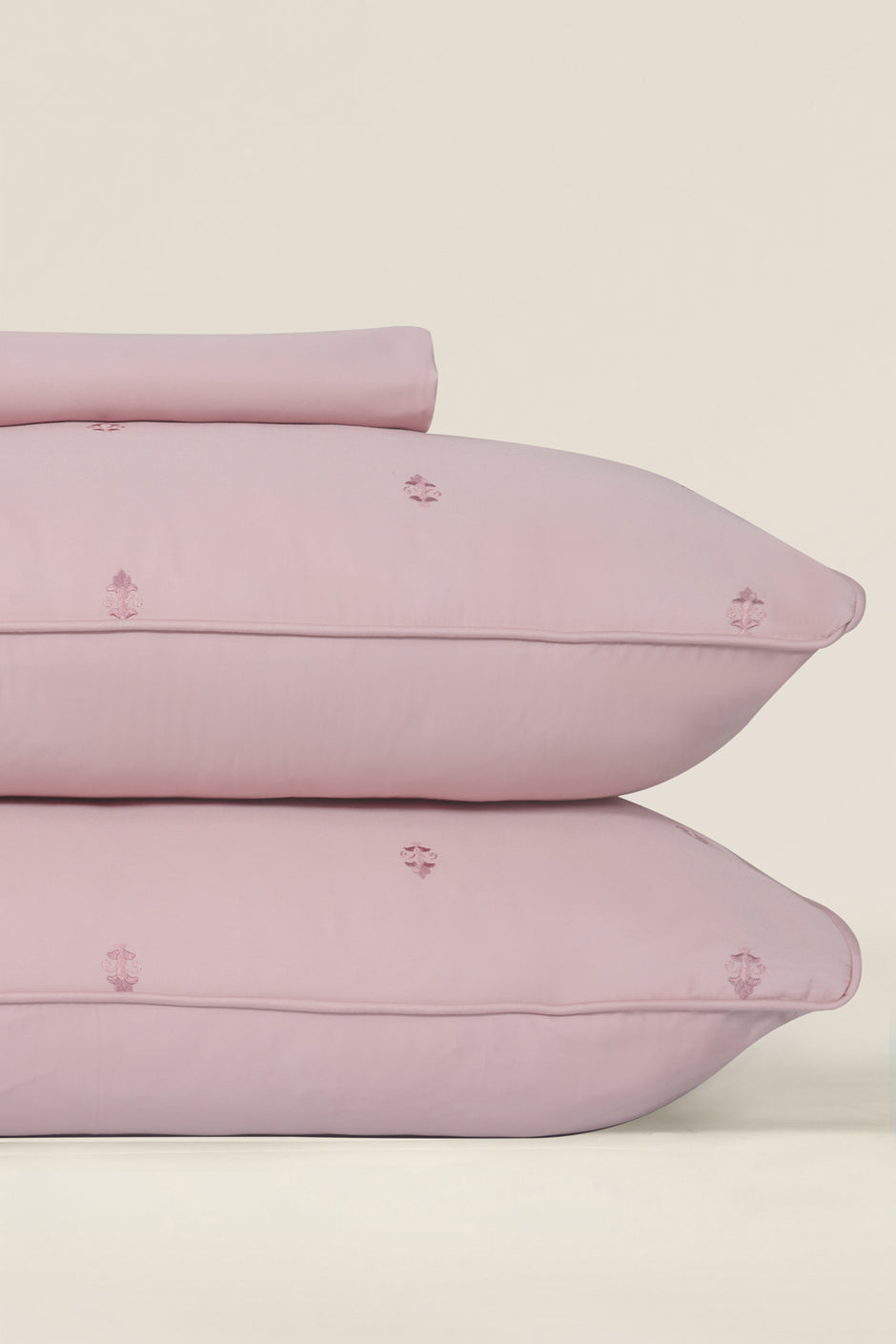 Morganite T-400 Embroidered Bed Sheet Set