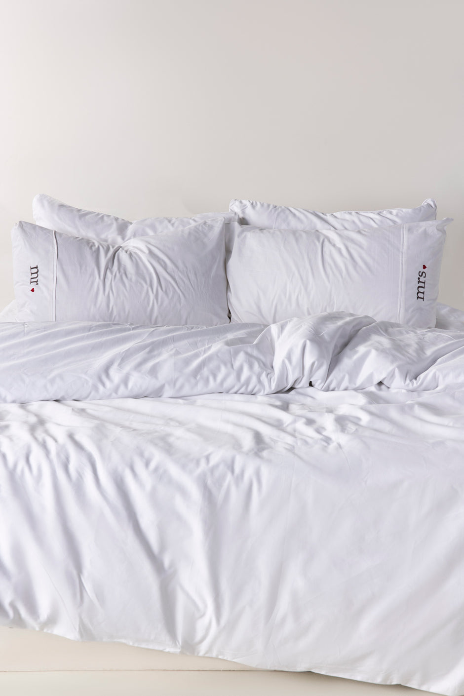 Mr and Mrs Dyed 2pcs Pillow Covers 26