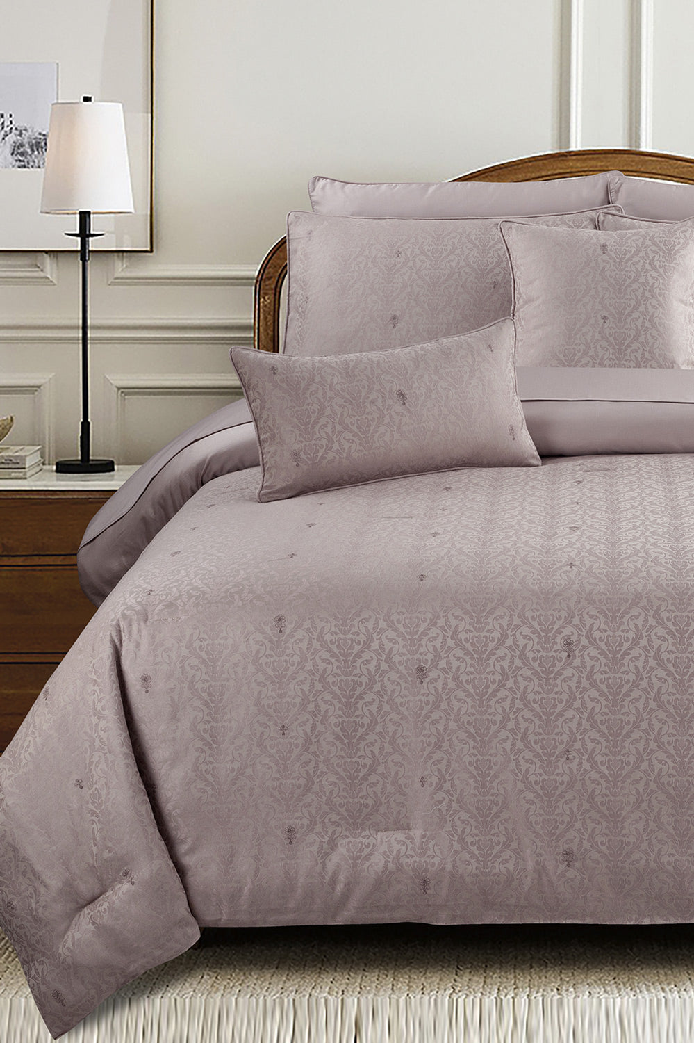 Mushroom Jacquard Comforter Set