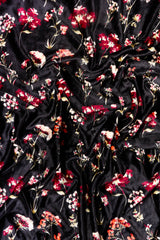 AW25-Night flora Single Ply Fleece Throw