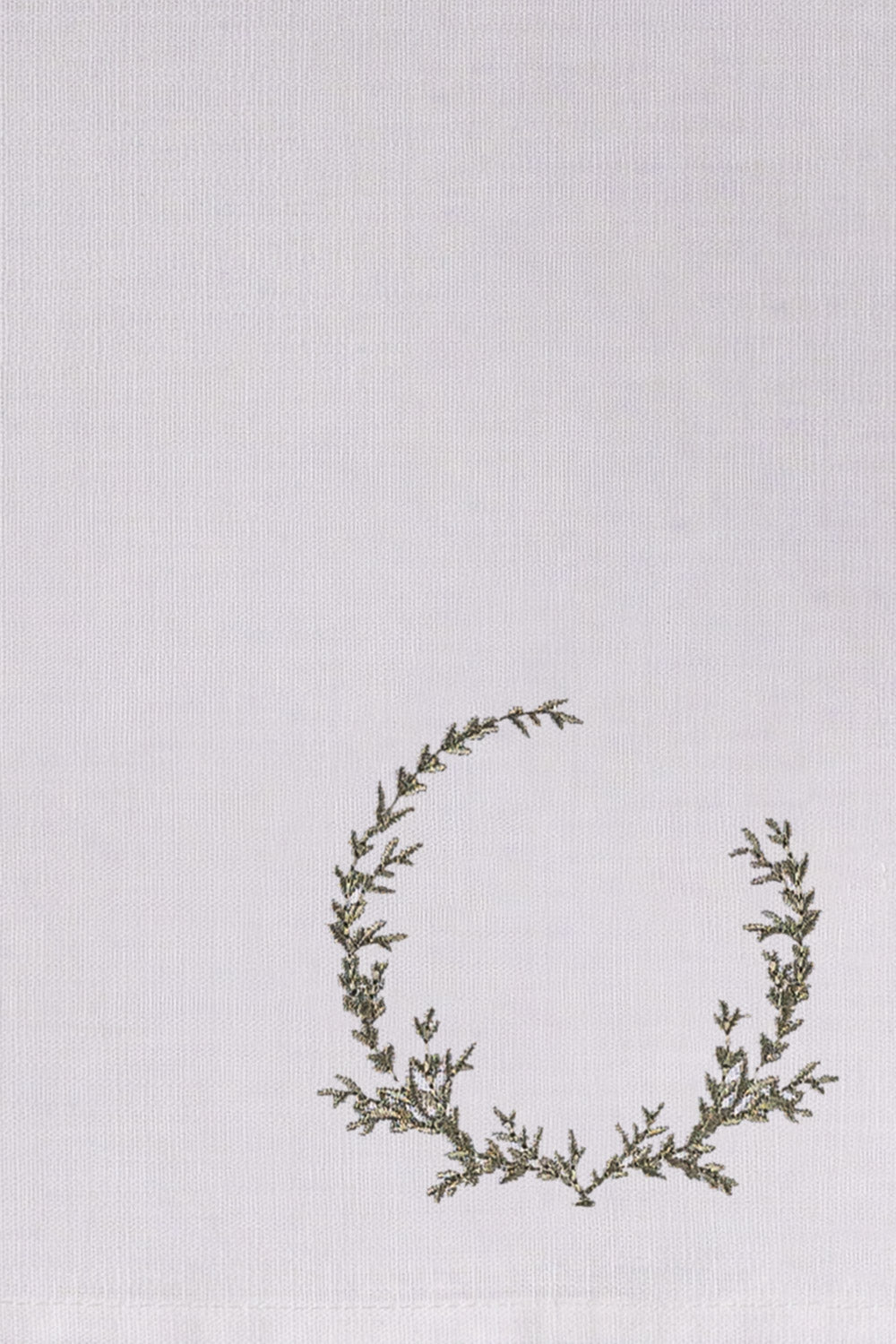Olive 2 Pcs Embroidered Napkin Set