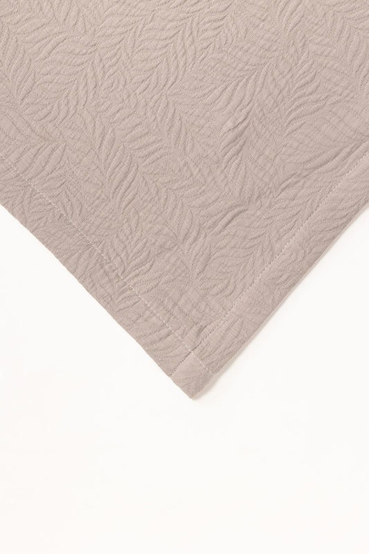 Opal Grey Matelasse Blanket