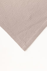 Opal Grey Matelasse Blanket