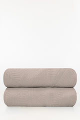 Opal Grey Matelasse Blanket