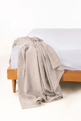 Opal Grey Matelasse Blanket