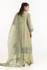 Organza Embroidered Shirt With Printed Inner And Embroidered Dupatta IPSD-77417