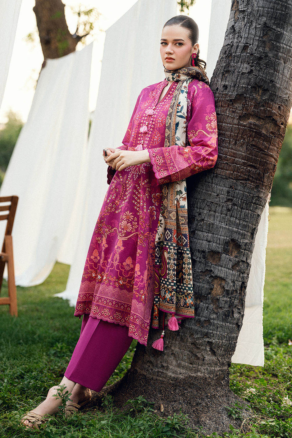 3 PIece Printed Lawn Suit