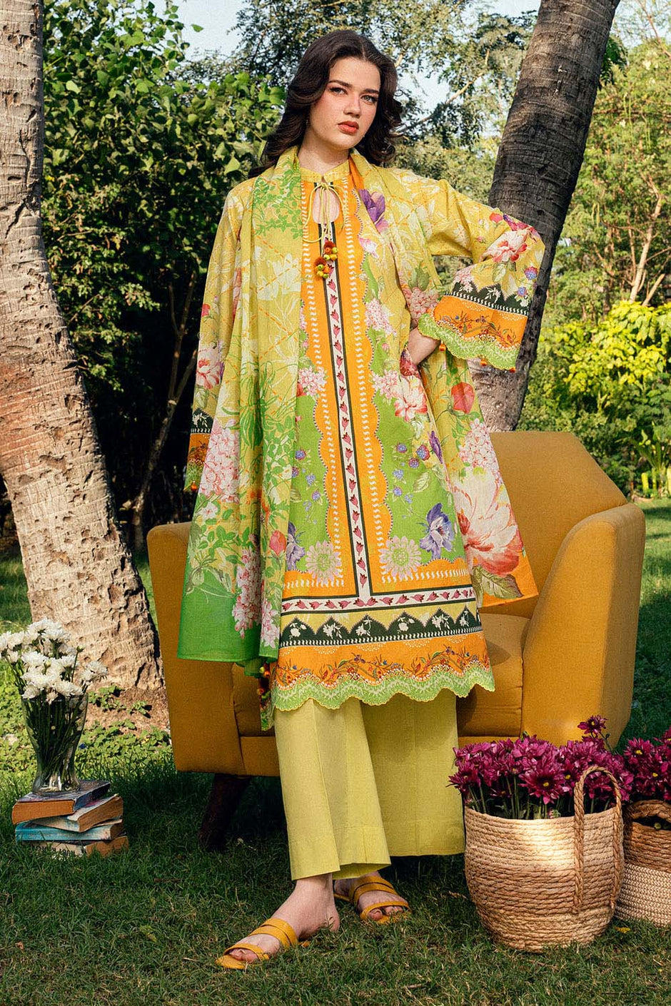 3 PIece Printed Lawn Suit